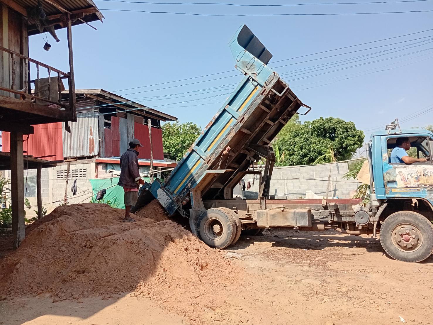 ผลความคืบหน้าการก่อสร้างบ้านพัก GLO นายคำวัง ชาติวงค์ บ้านเลขที่ 101 หมู่ที่ 13 บ้านปทุมทอง ตำบลนาโพธิ์ อำเภอกุดรัง จังหวัดมหาสารคาม