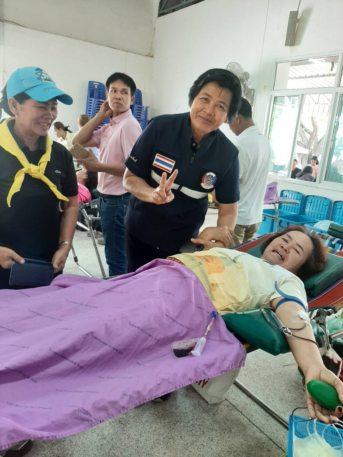 พช.กุดรัง รวมพลังเครือข่าย ทำความดีบริจาคโลหิต ต่อชีวิตเพื่อนมนุษย์
